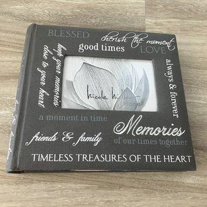 Grey Picture Book, Holds 200 - 4x6 Photos